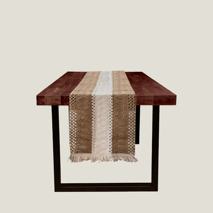 Brown Line Table Runner