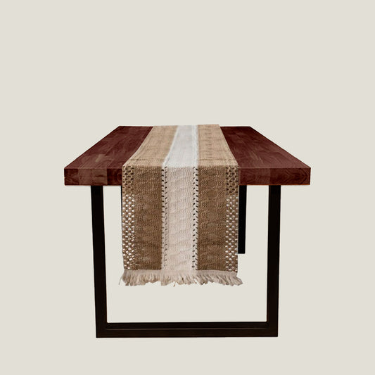 Brown Line Table Runner