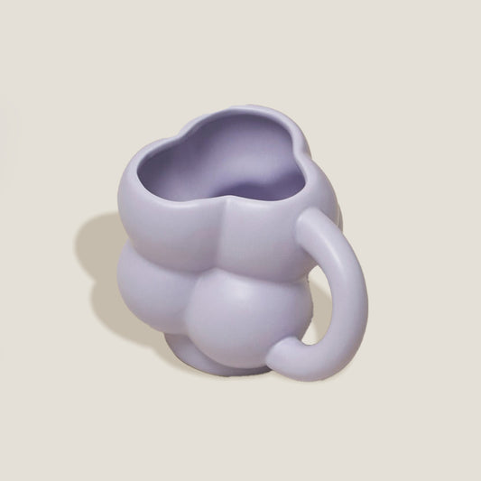 Lilac Lavender Bubble Ceramic Mug