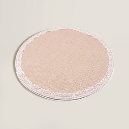 Burlap Lace Placemat