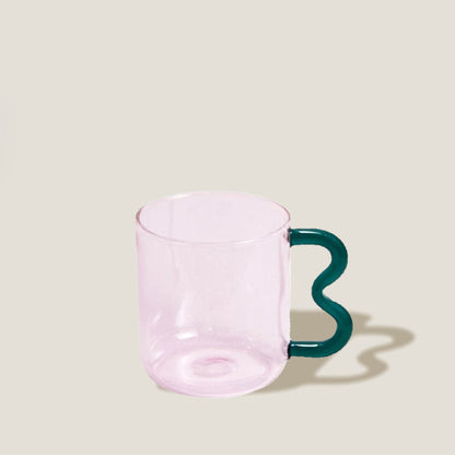 Candy Rainbow Glass Mug