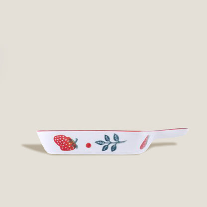 Strawberry Red Baking Plate Tray