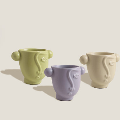 Ceramic Face Mugs