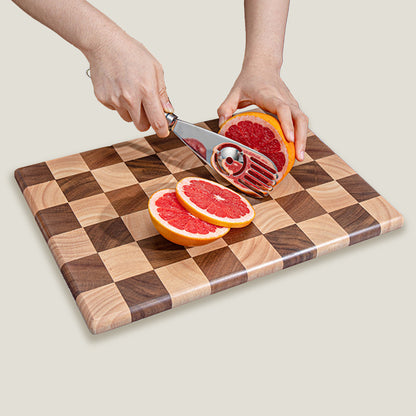 Check Wood Cutting Board