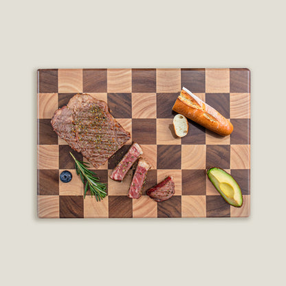 Check Wood Cutting Board