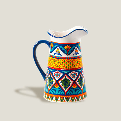 Yellow Morocco Ceramic Kettle