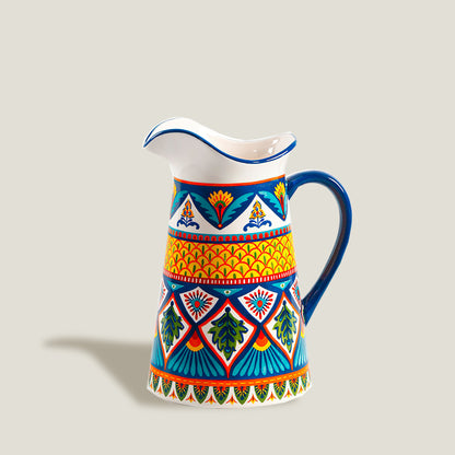 Yellow Morocco Ceramic Kettle