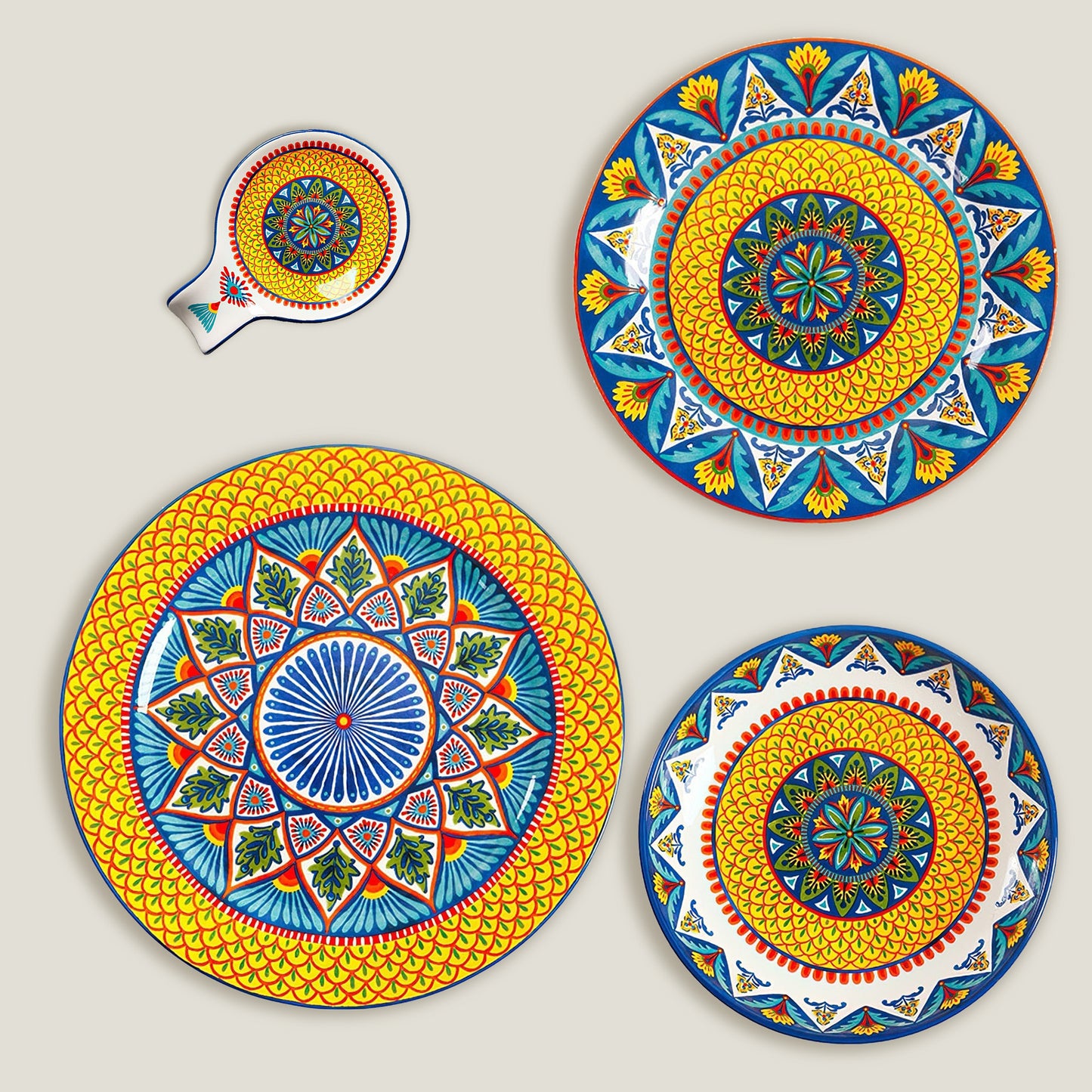 Yellow Morocco Ceramic Plates