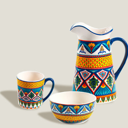 Taza De Cerámica Amarilla De Marruecos