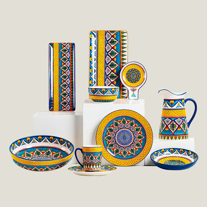 Taza De Cerámica Amarilla De Marruecos