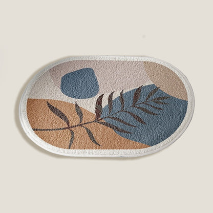 Coffee Oval Bath Mat