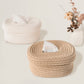 Coffee Rope Woven Tissue Box