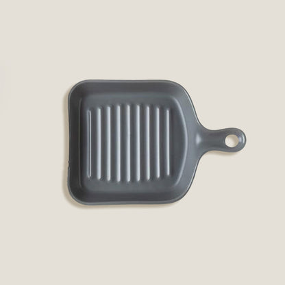 Piatto da forno grigio