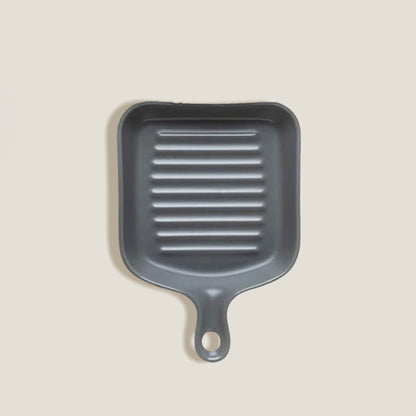 Piatto da forno grigio