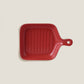 Red Baking Tray Plate