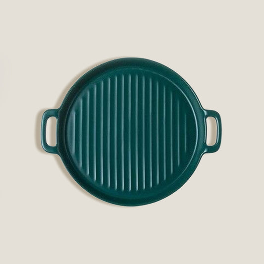 Green Ceramic Baking Plate