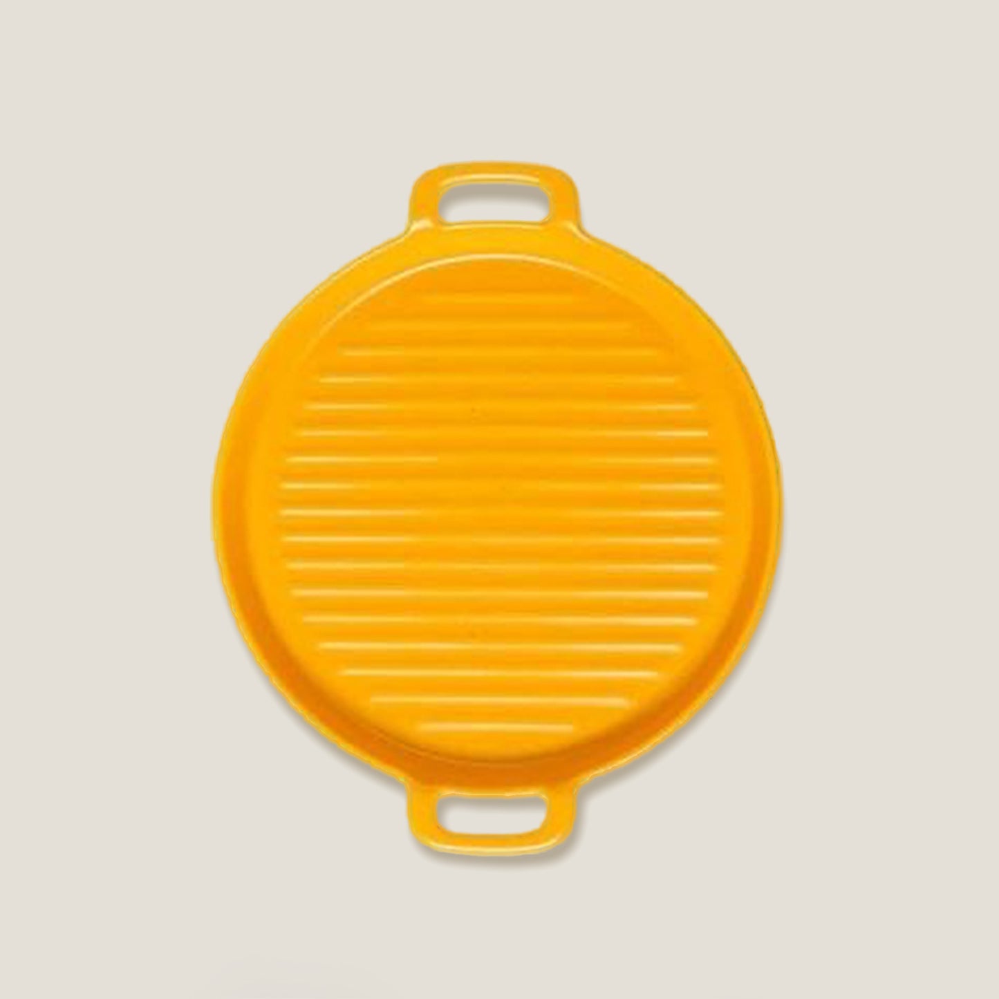 Yellow Round Baking Tray