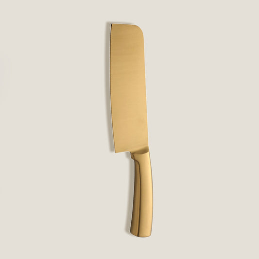 Cuchillo De Chef Dorado