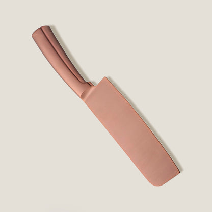 Faca de chef em ouro rosa