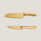 Gold Kitchen Knives Set