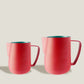 Red Milk Frothing Pitcher Jug