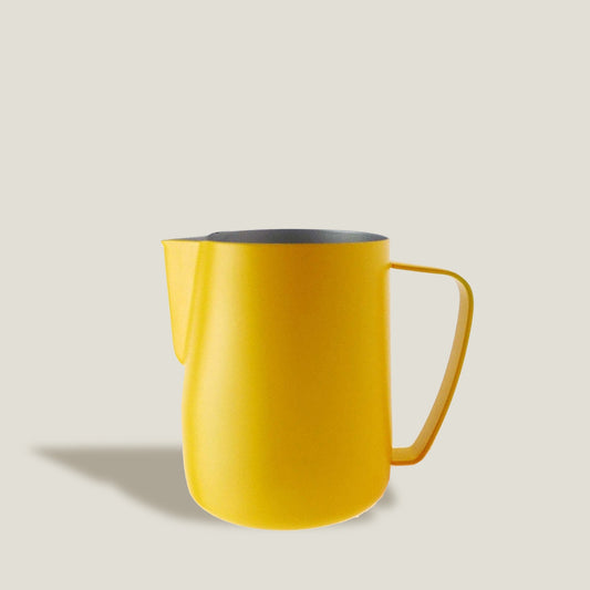 Yellow Milk Frothing Pitcher Jug