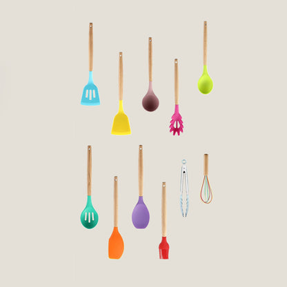 Colorful Kitchen Utensils Set