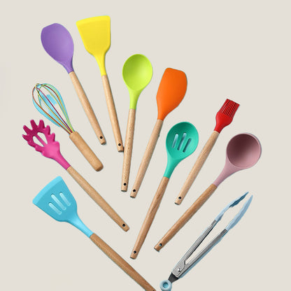 Colorful Kitchen Utensils Set