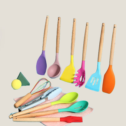 Colorful Kitchen Utensils Set