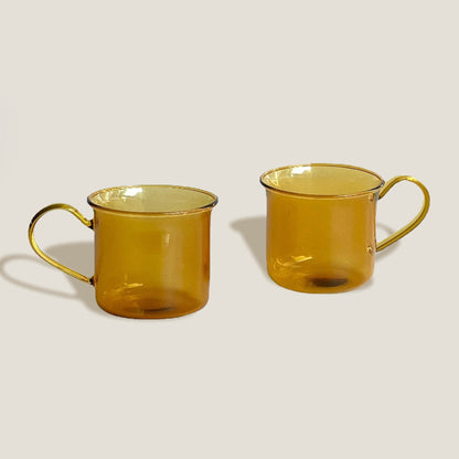 Colors Glass Mugs Set