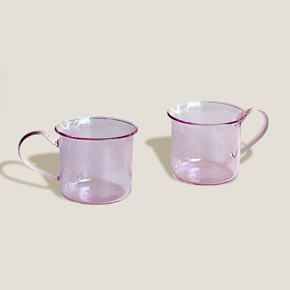 Colors Glass Mugs Set