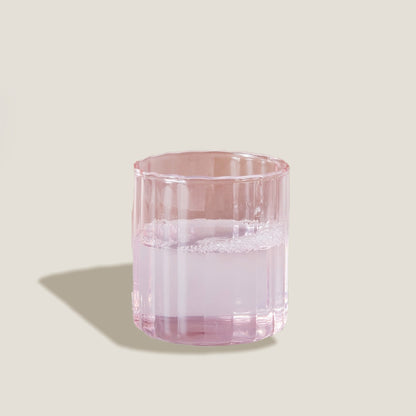 Pink Stripe Glass