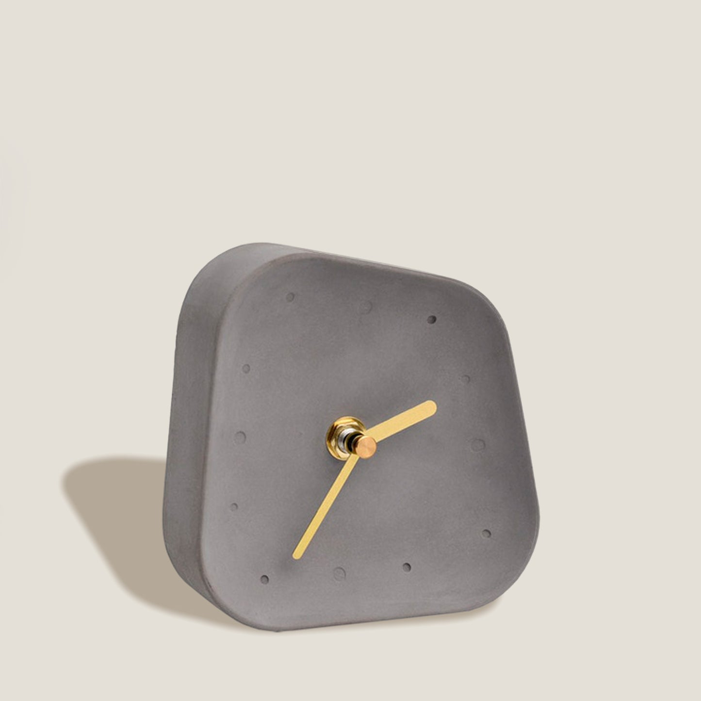 Cement Table Clock