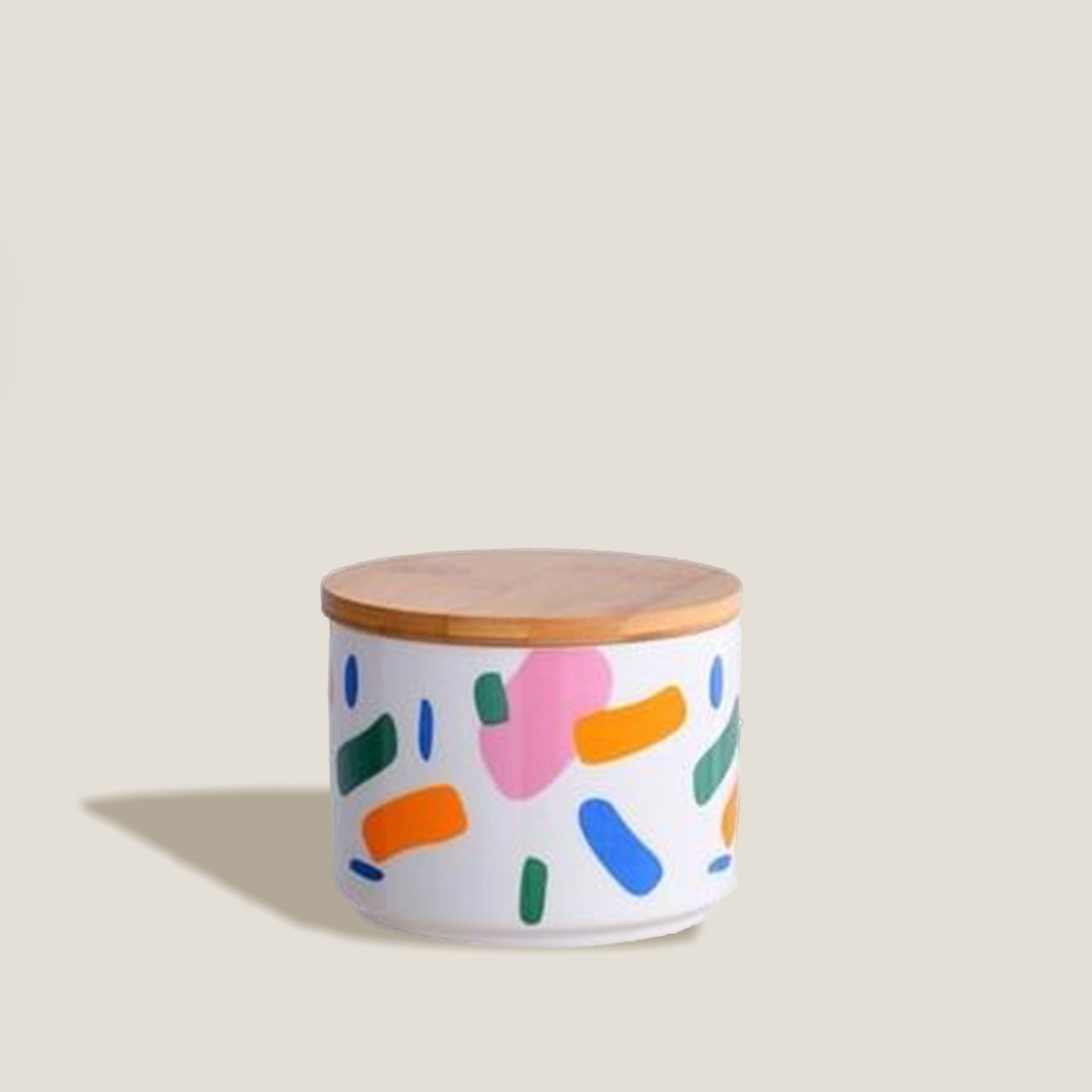 Art Ranbow Ceramic Jar