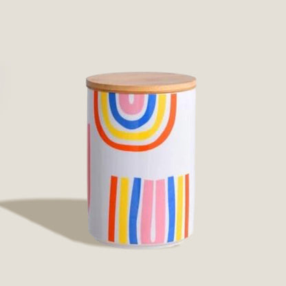 Ranbow Ceramic Jar