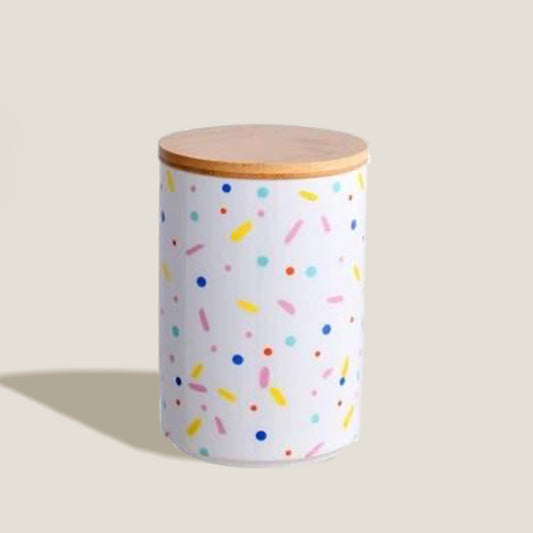 Confetti Rainbow Ceramic Jars