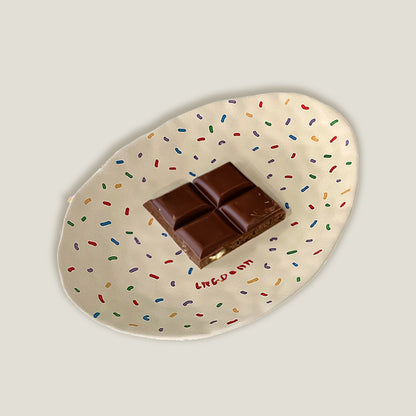 Donut Rainbow Matte Plates