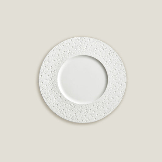 Dot White Ceramic Plate