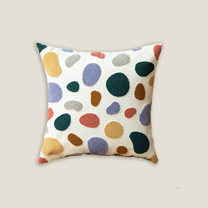 Dots White Cushion Cover