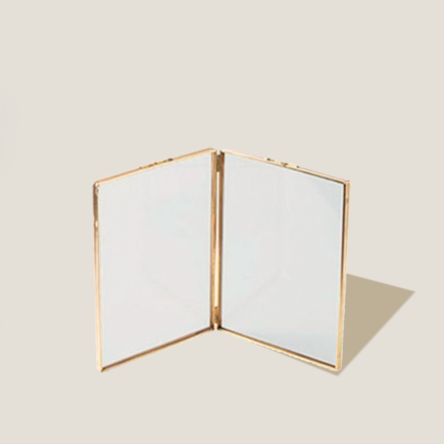 Double Glass Gold Frames