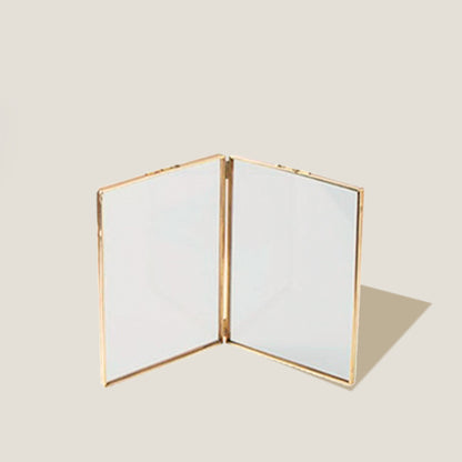 Double Glass Gold Frames