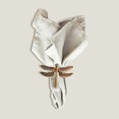 Dragonfly Napkin Rings Set