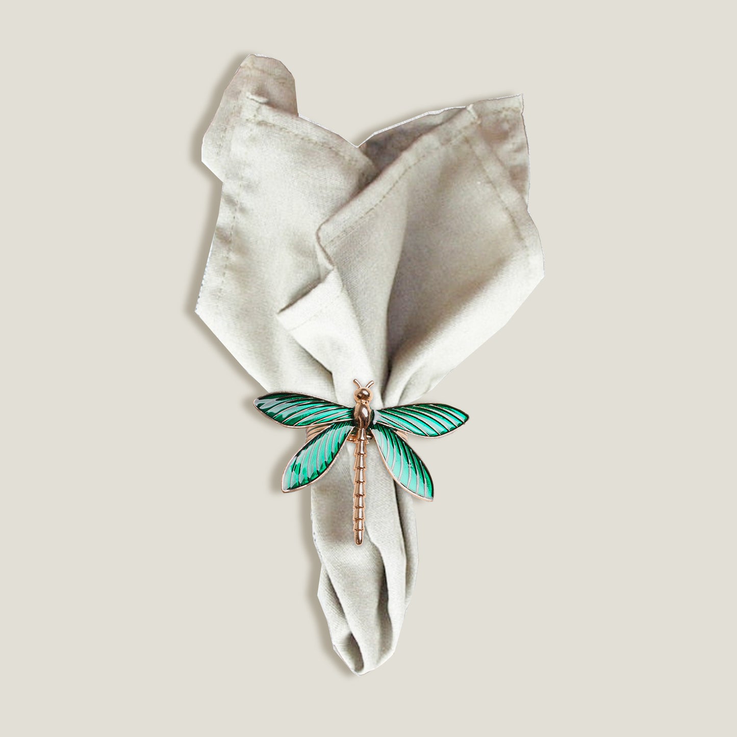 Dragonfly Napkin Rings Set