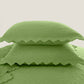 Green Embroidery Bedspread Set