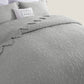 Gray Embroidery Bedspread Set