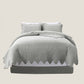 Gray Embroidery Bedspread Set