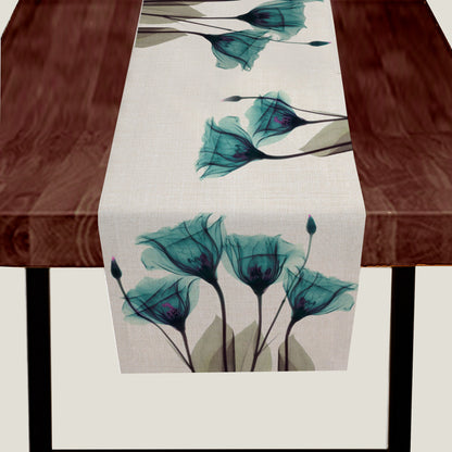 Emerald Tulip Table Runner