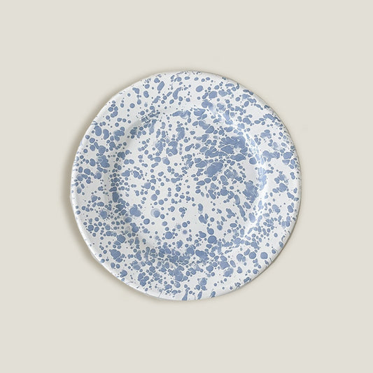 Blue Enamel Dinner Plate