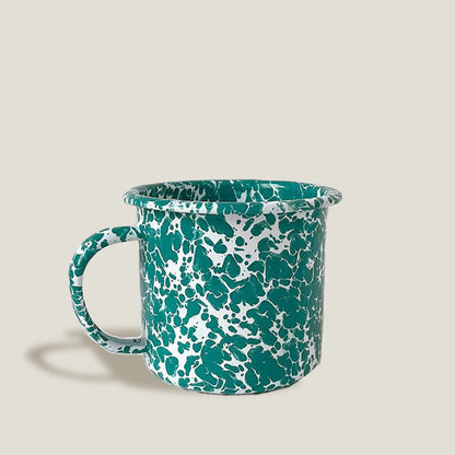 Green Enamel Mug