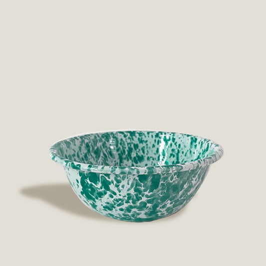 Green Enamel Bowl